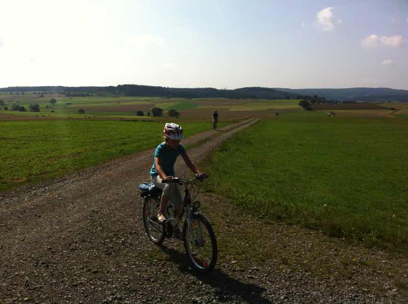 Radfahrer bei Neukirchen